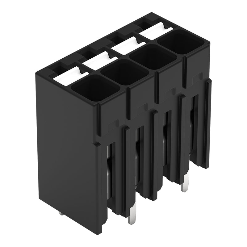 WAGO GmbH & Co. KG - Leiterplattenklemme THR-Leiterplattenklemme 2086-1124/300-000 Drücker,1,5mm²,sw − 216 Stück