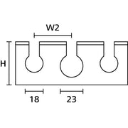 HellermannTyton - Verdrahtungskanal HTWD-PC-100X50-PVC-G − 16 Meter