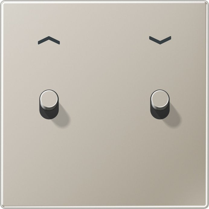 Jung - Abdeckung/Bedienelement für Installationsschalterprogramme Abdeckung mit Kipphebel ES 12-5 P R 1 Zylinder,Edelstahl