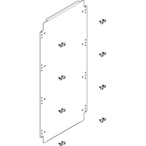 ABN - Montageplatte für Verteilergehäuse Montageplatte FMA14N 244x550mm 1FB/4RE