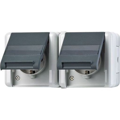 Jung - Steckdose SCHUKO-Steckdose 2-fach 8220 NAW 16A 250V