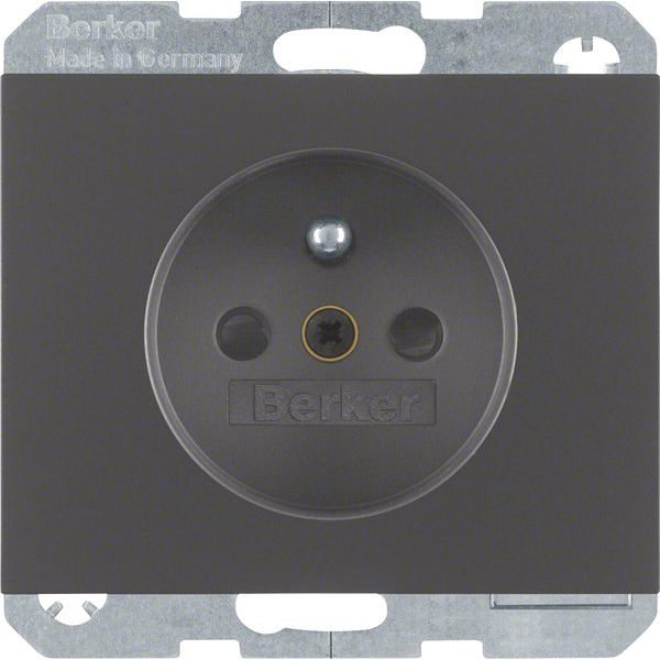 Berker - Steckdose Schutzkontakt 6765757006 BS K.1 anth