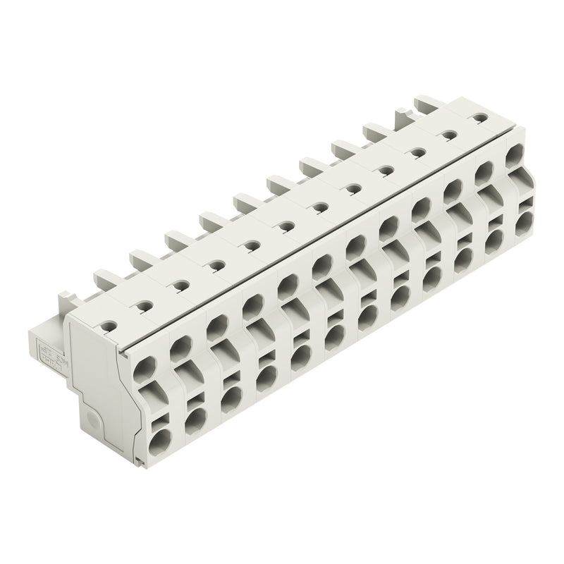 WAGO - Kabelsteckverbinder für Leiterplattensteckverbinder 2-Leiter-Federleiste 721-2212/026-000 CAGECLAMP,2,5mm²,lgr − 25 Stück