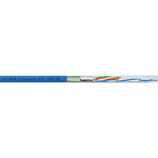Corning K&L - Daten- und Kommunikationskabel F/UTP 300/24 4P PVC CCXDLE-C0047-C001-L7 FutureCom Kabel − 1000 Meter