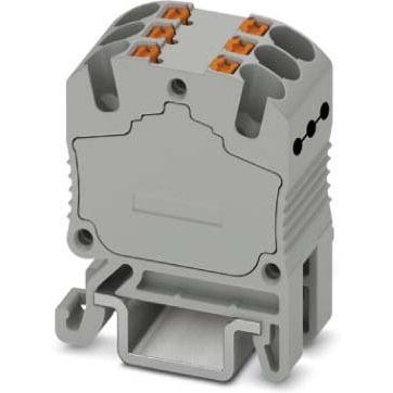 Phoenix Contact - Durchgangs-Reihenklemme Verteilerblock PTFIX 6X1,5-NS15A GY − 20 Stück