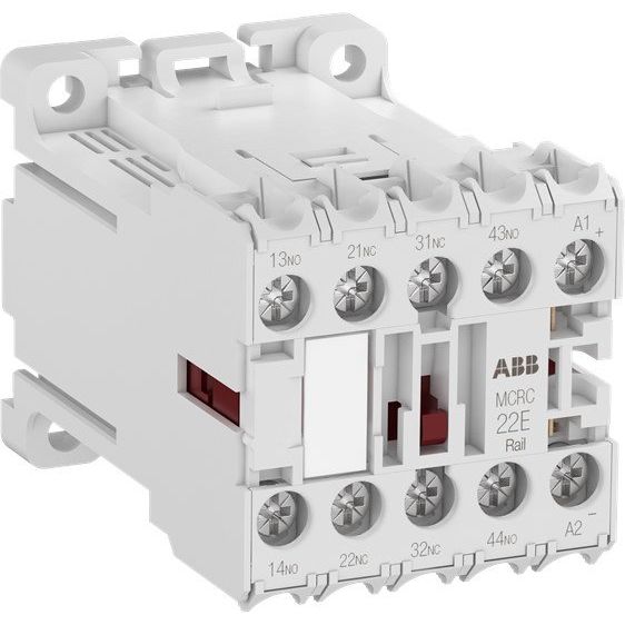 ABB Stotz S&J - Hilfsschütz, Relais Kleinhilfsschütz MCRC040ARWID-RAIL 4S, 72V DC