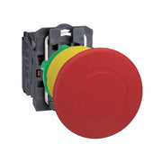 Schneider Electric - NOT-AUS-Taster, Komplettgerät Frontelement XB5AT842 Not-Halt/Not-Aus 22
