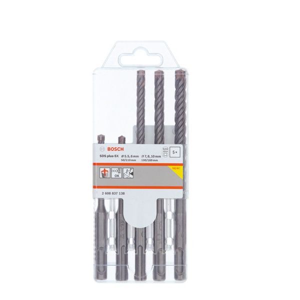 Bosch - Bohrer-Set PRO SDS plus-5X 2608837138 Hammerbohrer-Set