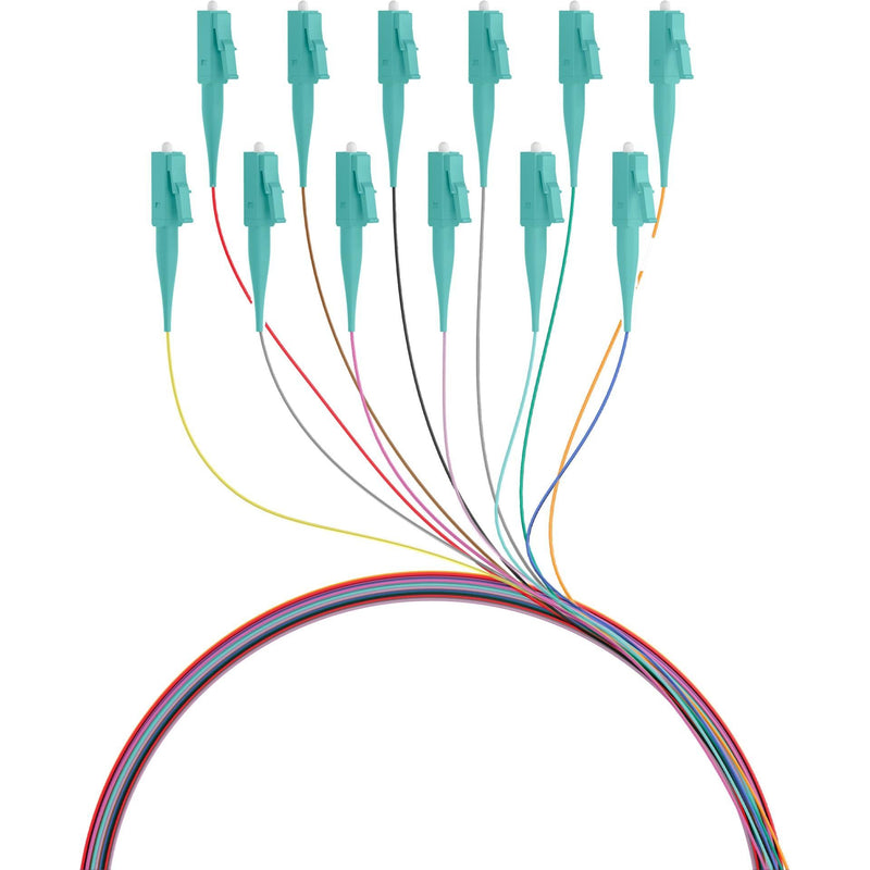 EFB-Elektronik - LWL-Pigtail LC Faserpigtail G50/125 O3482.2 (VE12Satz) 2m, OM3