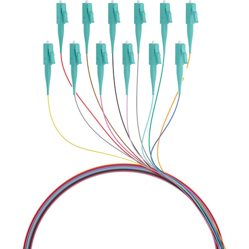 EFB-Elektronik - LWL-Pigtail LC Faserpigtail G50/125 O3482.2 (VE12Satz) 2m, OM3