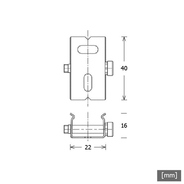 LTS Licht&Leuchten - Mechanisches Zubehör/Ersatzteile für Leuchten Deckenbügel ST-A S/S-9000-111 si