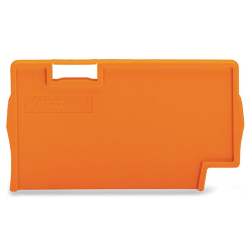 WAGO - Abschluss- und Zwischenplatte für Reihenklemme Trennplatte 2002-1394 orange − 25 Stück