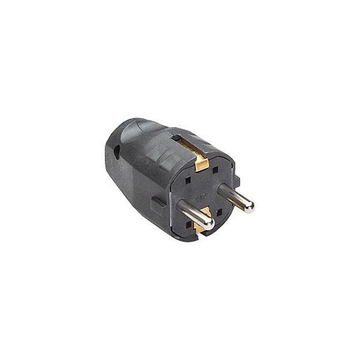 Bachmann - Schutzkontakt-Gerätestecker Montagestecker sw 910.100 m.dopp.Erdungssystem
