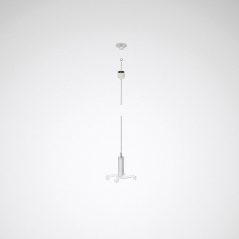 Trilux - Mechanisches Zubehör/Ersatzteile für Leuchten Seilabhängung Rail ZS-C H #8899700 weiß