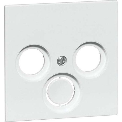 Peha - Einsatz/Abdeckung für Kommunikationstechnik Abdeckung alu D 20.610.702 TV für Antennendose