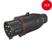 Walther Werke - CEE-Stecker (IEC 60309) CEE NEO Stecker FW230511CC One-Touch 32A 5P 11h