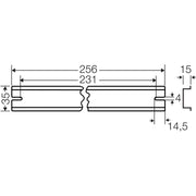 Hensel - Tragschiene DK TS 35 XXmm für KF35