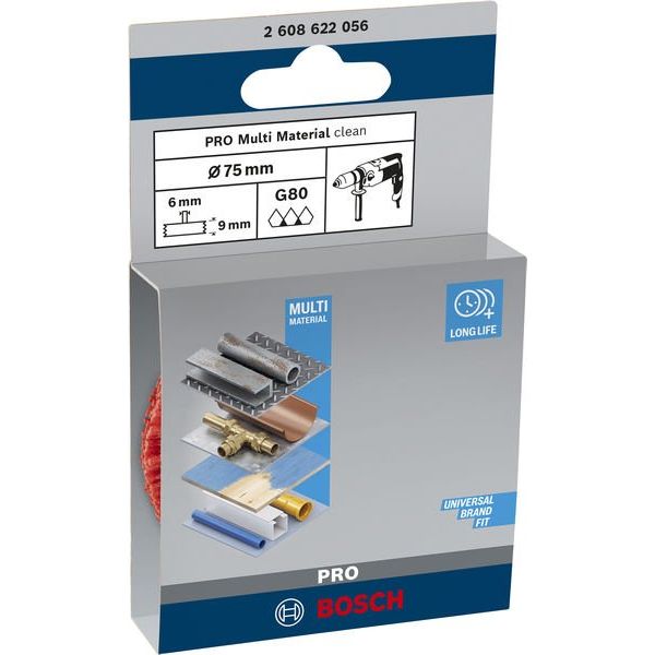 Bosch - Rotierende Drahtbürste PRO Multi Material clean 2608622056 Scheibenbürste