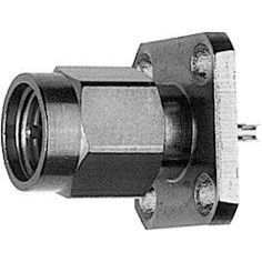 Telegärtner - Koax-Steckverbinder SMA-Einbaustecker 100024628 mit Flansch − 5 Stück