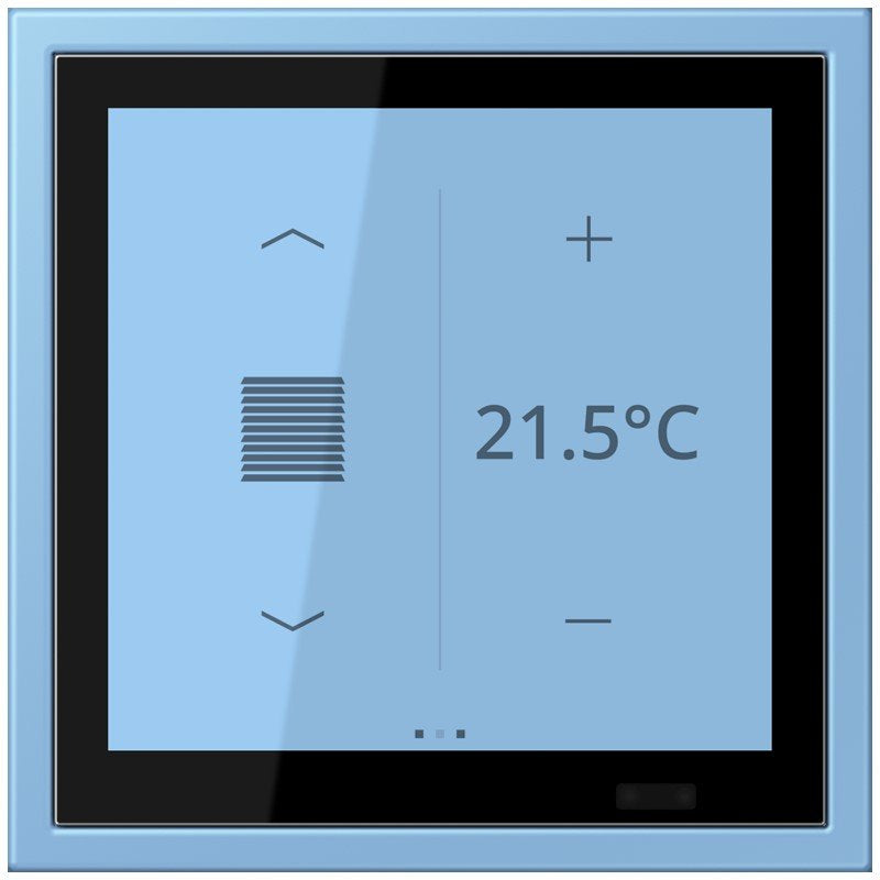Jung - Bussystem-Mehrfach Bediengerät KNX Raumcontroller LCZ 459 BFD1S 256 bleu ceruleen 59