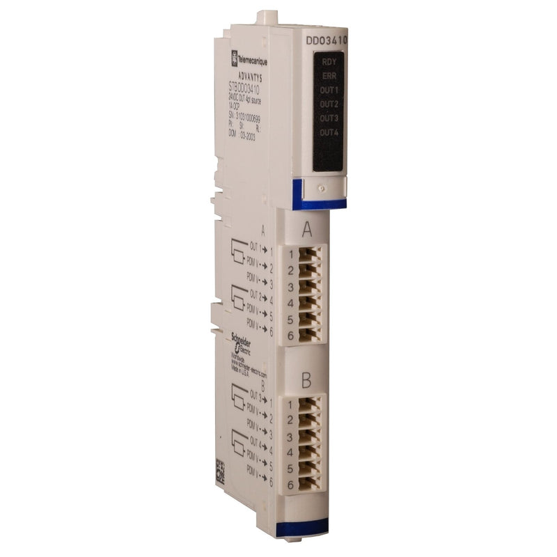 Schneider Electric - Feldbus, Dez. Peripherie Digitales Ein-/Ausgangs-Modul Standard digit. output Kit STBDDO3410K Modicon STB, 24VDC