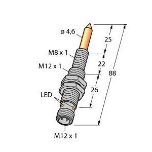 Turck - Magnetischer Näherungsschalter Magnetfeldsensor NIMFE-EM1 #1600620