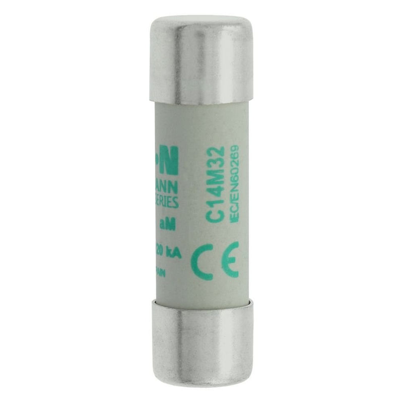 Eaton - Zylindrische Sicherung Sicherungseinsatz Nieders. CYLINDRICA#C14M32 32A AC 500V 120kA − 10 Stück