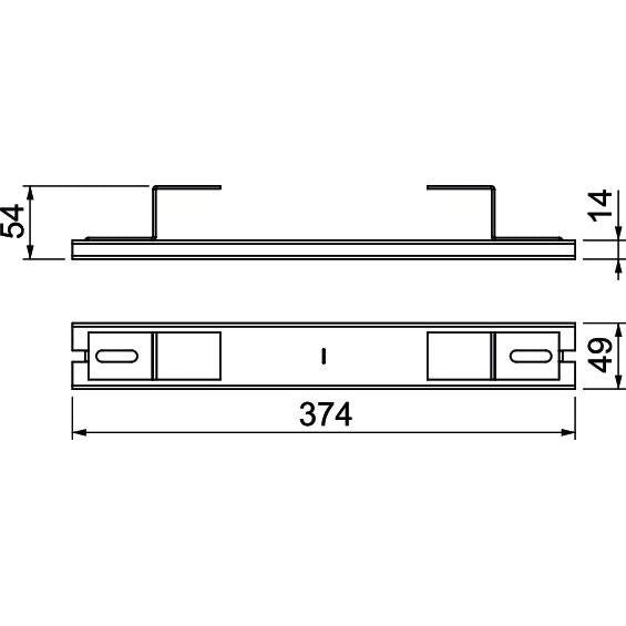 OBO Bettermann - Zubehör/Ersatzteile für Unterflurkanalsysteme Stützelement IBST 25038 f. Kanal 250
