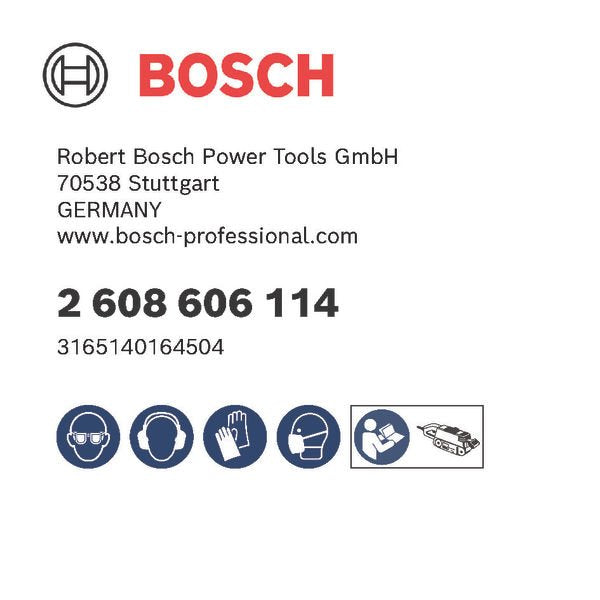 Bosch - Schleifpapier/Schleifvlies PRO X440 Schleifband, 100 2608606114 x 560 mm G60 3-tlg