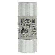 Eaton - Zylindrische Sicherung Sicherungseinsatz Nieders. CYLINDRICA#C22G16 16A AC 690V 80kA − 10 Stück