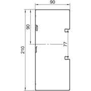 OBO Bettermann - Geräteeinbaukanal o. OT GS-A90210FS − 2 Meter