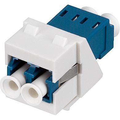 Rutenbeck - LWL-Kupplung LC-D Keystone Modul KMK-LC-D OS2 blau rw SM, OS2 blau, rws − 1 Stück by Rutenbeck
