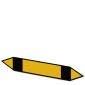 Phoenix Contact - Warn-/Hinweisschild Rohrleitungsmarkierer PML-T105 (26X280)R gelb/sw, 26x280mm