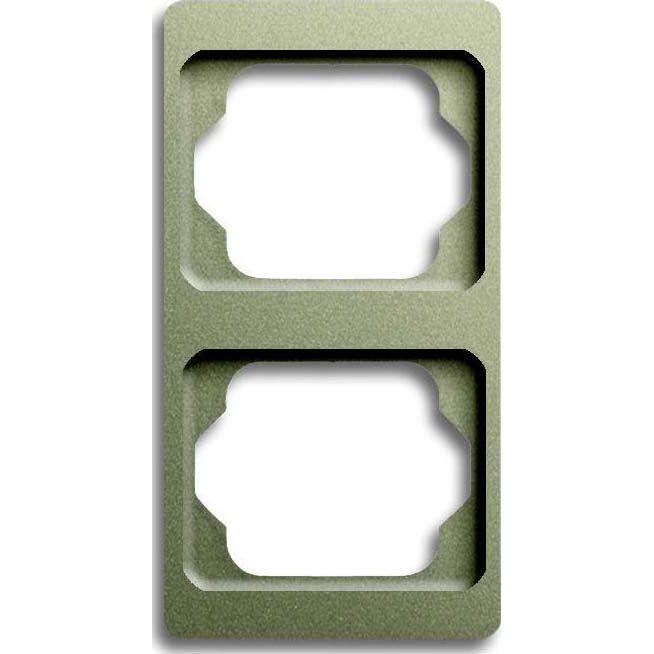 Busch-Jaeger - Abdeckrahmen Rahmen 2-fach 1732 KA-260 palladium, senkr.  − 1 Stück
