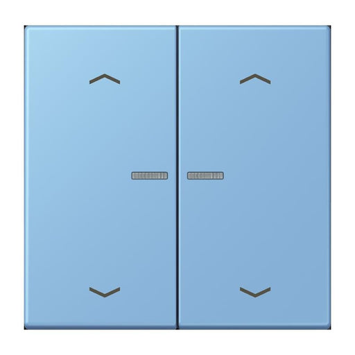 Jung - Bedienelement intelligent Taster mit Pfeilsymbolen BT LC 17102 P 256 bleu ceruleen 59