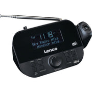 LENCO - Radio DAB+ Uhrenradio CR-615BK sw m.Projektion