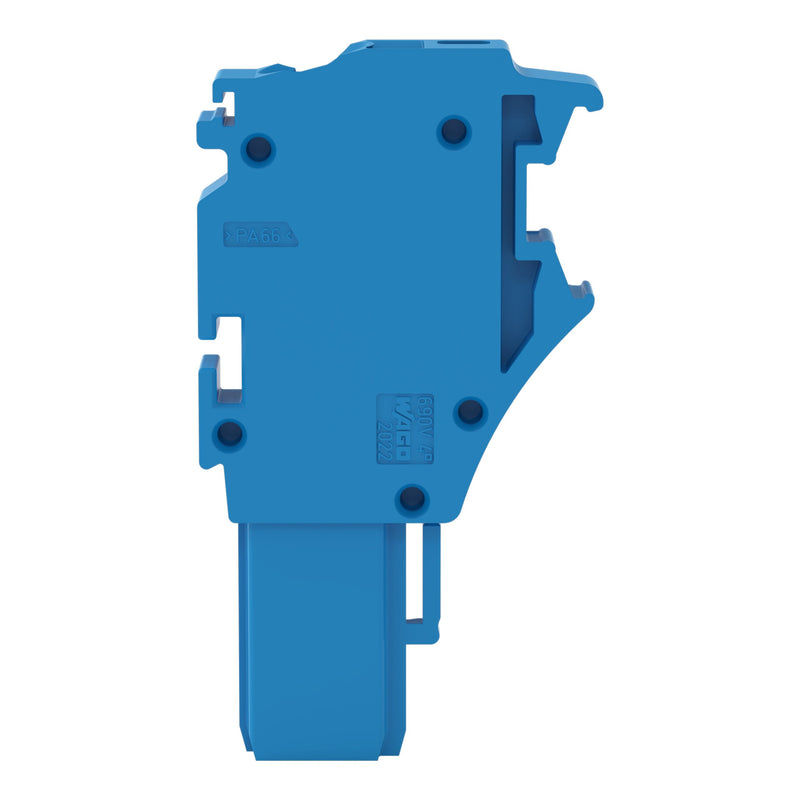 WAGO - Ein- und mehrpolige Klemmenleiste 1-Leiter-Anfangsmodul 2022-164 CAGECLAMP,4mm²,blau − 250 Stück