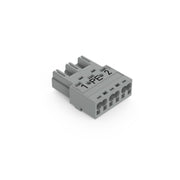 WAGO - Steckverbinder für steckbare Gebäudeinstallation Stecker 3-polig 770-253/062-000 Kod. B,grau − 100 Stück