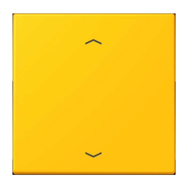 Jung - Abdeckung/Bedienelement für Installationsschalterprogramme Wippe mit Pfeilsymbolen LC 101P 263 le jaune vif