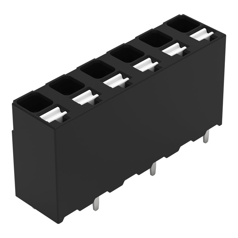 WAGO - Leiterplattenklemme THR-Leiterplattenklemme 2086-3126 Drücker,1,5mm²,sw − 108 Stück