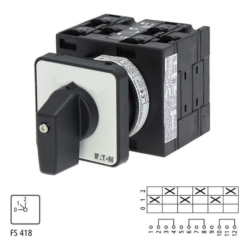 Eaton - Steuerschalter Stufenschalter T3 32A T3-3-8280/E 32A Einbau rastend
