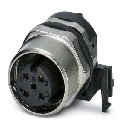 Phoenix Contact - Rundsteckverbinder, feldkonfektionierbar (Industriesteckverbinder) Einbausteckverbinder SACC-DSIV-FS#1436564 − 10 Stück