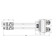 WAGO GmbH & Co. KG - Konfektionierte Leitung für steckbare Gebäudeinstallation konfektionierte Y-Leitung 774-5001/102-000 Eca,Kod. A/S