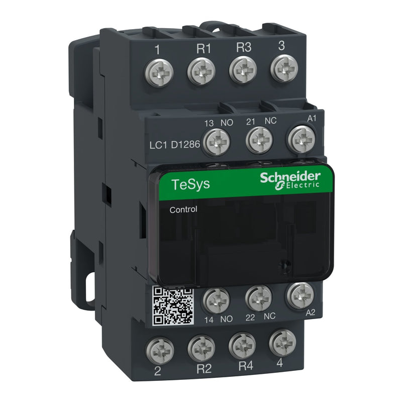 Schneider Electric - Leistungsschütz zum Schalten von Wechselstrom Leistungsschütz LC1D1286P7 2S, 2Ö