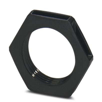 Phoenix Contact - Rundsteckverbinder, Einbau (ohne Leitung) Mutter FT NUT M25 BK − 100 Stück