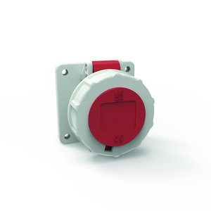 Bals Elektrotech - CEE-Anbausteckdose (IEC 60309) Anbausteckdose gerade 137351 16A 3p 400V 9h IP67 − 10 Stück
