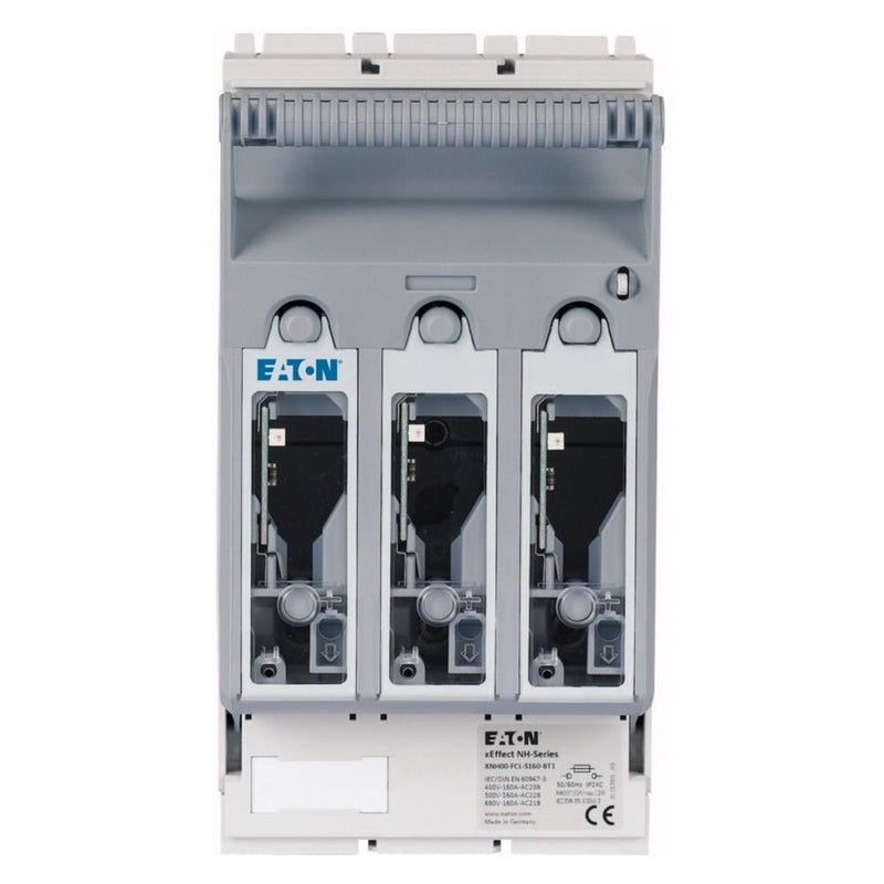 Eaton - Sicherungslasttrennschalter NH-Trenner 3P Rahmenklemme XNH00-FCL-S160-BT1 3p Sammelschiene NH0