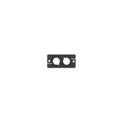 Kramer - Kommunikationstechnik-Adapter Wandplatten-Einsatz WCP-2(B) 2xKabeldurchf.,sw