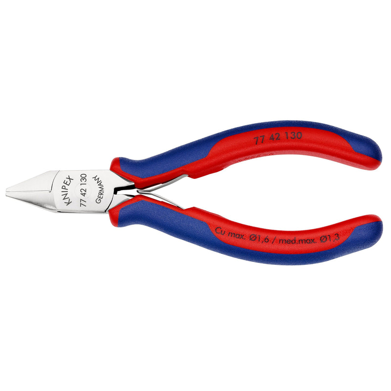 Knipex - Seitenschneider Elektronik-Seitenschneider 77 42 130 spiegelpoliert,130mm