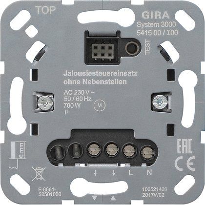 Gira - Jalousiesteuerung Jalousiesteuereinsatz 541500 o.Nebenst.eing.Eins